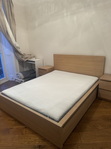 Ikea malm double bed - ikea,