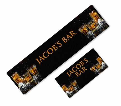 Personalised bar runner with - bar,