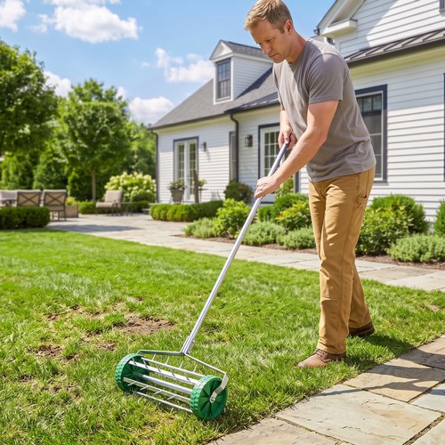 Outdoor garden lawn aerator - lawn,