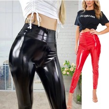 Women Ladies Vinyl PVC Wet