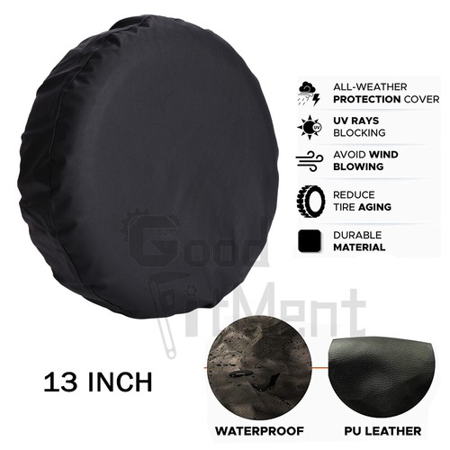 Black spare tire tyre - 13",