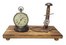 Pocket watch stand & chain