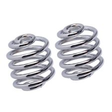 Chrome 2" inch SOLO SEAT SPRINGS for Bobber/Chopper Motorcycles PAIR: M847517 x2