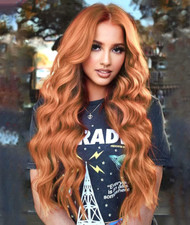 PORSMEER Long Wavy Wigs for