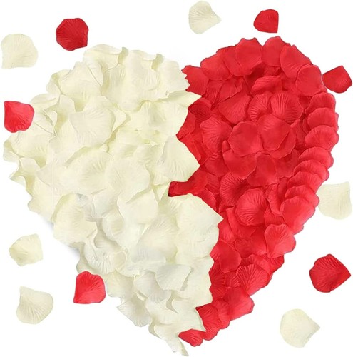 Silk rose petals flower - rose,
