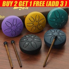 Rain Drums for Outside Garden,Steel Tongue Drums Rain Chime 6 Note Drums Gift~