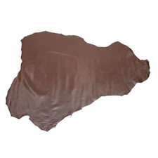 Goatskin Skiver Leather, Chocolate, 9.00 Sq Ft, 0.4-0.6 mm bookbinding