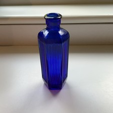 Rare Boots Chemist bottle Cobalt Blue Medicine Pharmacy Apothecary Dispensary 