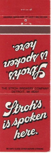 Stroh beer - stroh's, beer-stroh