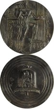 Olympic Games Berlin 1936 Participant Medal Bronze Cast