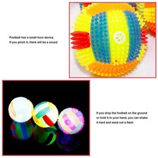 Light bouncy balls football - up,