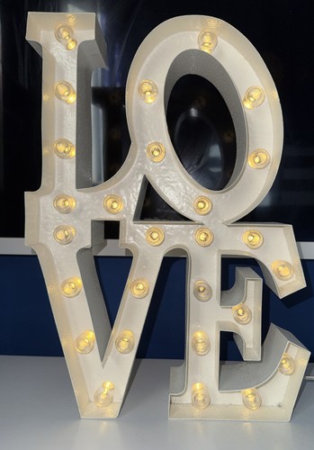 John lewis love lamp - love,