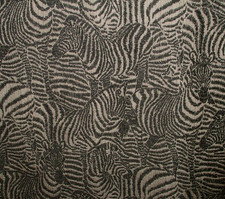 Zebra Onyx Curtain Fabric
