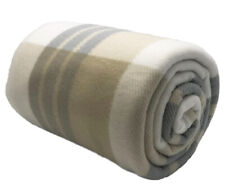 Tartan Fleece Throw Soft Warm