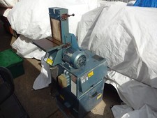 RJH BANDFACER / LINISHER + EXTRACTOR 6" wide belt, 1.5KW / 2HP 3PH motor + stop