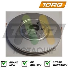 1x Brake Disc Front Torq Fits