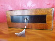 VICTORIAN ROSEWOOD INLAID JEWELLERY BOX