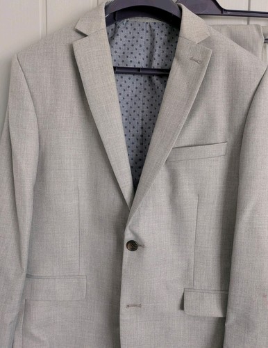 Mens next grey suit set - mens,