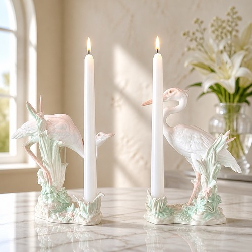 Pair lladro heron - of, realm