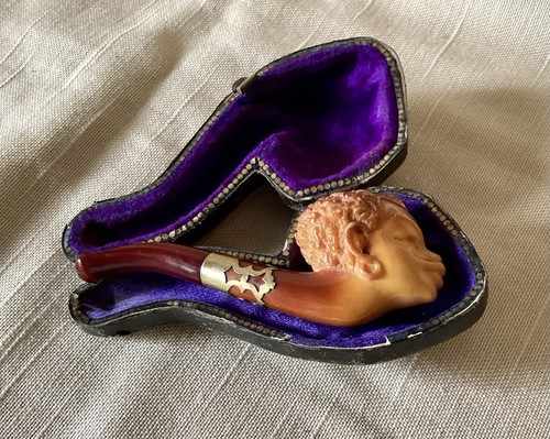 Antique meerschaum pipe - meerschaum,