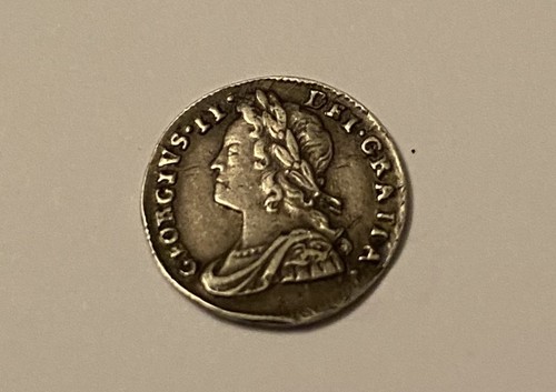 1737 maundy penny george - maundy, ii