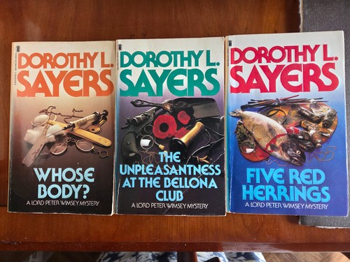 Dorothy sayers 3 vintage - l.,