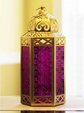 VELA LANTERNS Gold Moroccan