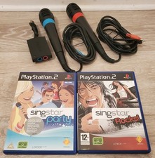 2 SingStar Wired Microphones +