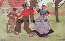 Dutch People Dancing In Clogs