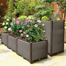 Outdoor Planter Box Rattan