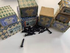 Black Japanned Screws Slotted Round Head Nettlefolds Steel Traditional ART 11-02