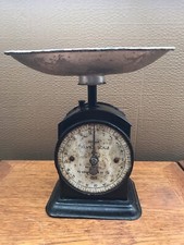 Antique Salter Hughes Family Scale No.48 British Made Kitchen Rustic Collectable
