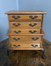 Vintage Wooden Jewelry Dresser