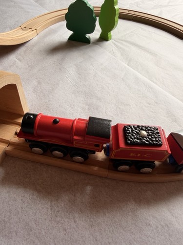 Elc wooden world train - elc,