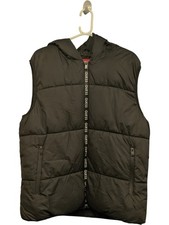 Guess Logo Puffer Vest Black