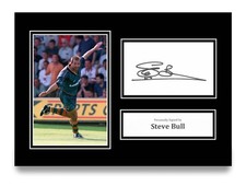 Steve Bull Hand Signed A4