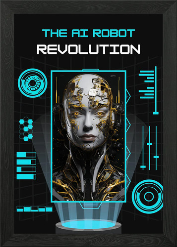 Future female robot - future,