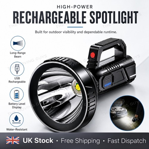 Led searchlight torch usb - searchlight,