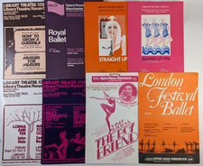 Vintage 1970's Theatre Window Posters Opera House Manchester Library Co Original