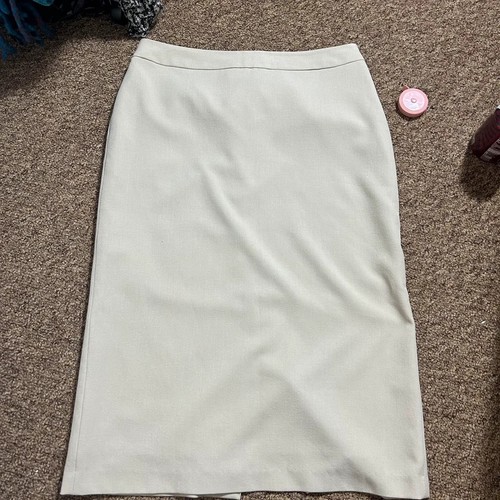 Angora beige cream pencil midi - angora,