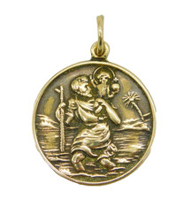 9ct Yellow Gold St Christopher