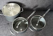 3x Raymond Blanc Saucepans 24.5cm & 2x 20.5cm