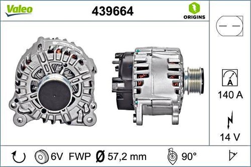 Valeo alternator fits - alternator,