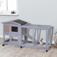 Wood Rabbit Hutch Rabbit Cage