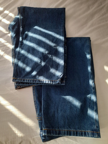 Men blue straight fit jeans - blue,