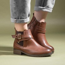 Lilley Womens Boots Tan Adults