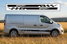 VAUXHALL VIVARO LWB SPORT VINYL GRAPHICS STICKERS DECALS STRIPES  *ANY COLOUR