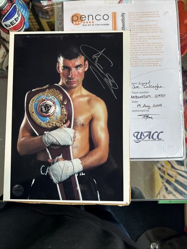 Joe calzaghe signed boxing - joe,