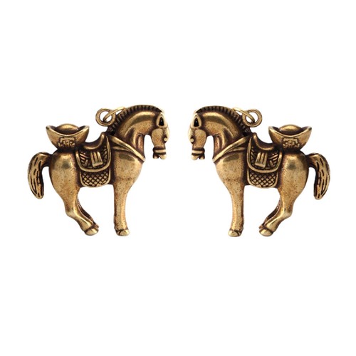 Pcs horse sculpture brass - horse,