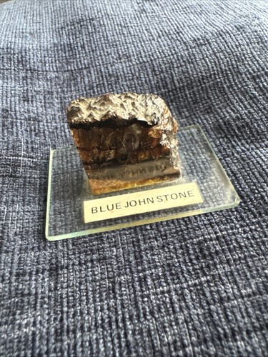 Blue john specimen - blue,